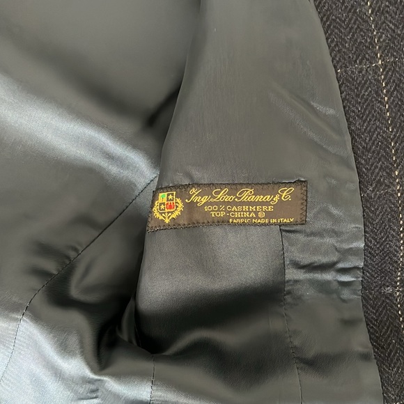 Nino Danielle Loro Piano 100% Cashmere navy blue blazer Italy Sz M - Picture 12 of 12